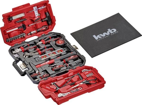 Produktbild: Kwb 370620 Werkzeugkoffer best&uuml;ckt 70teilig
