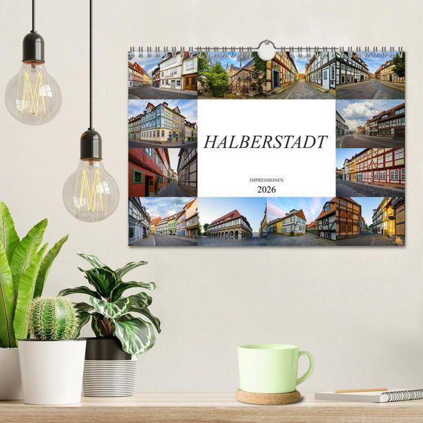 Produktbild: Halberstadt Impressionen (Wandkalender 2026 DIN A4 quer), CALVENDO Monatskalender