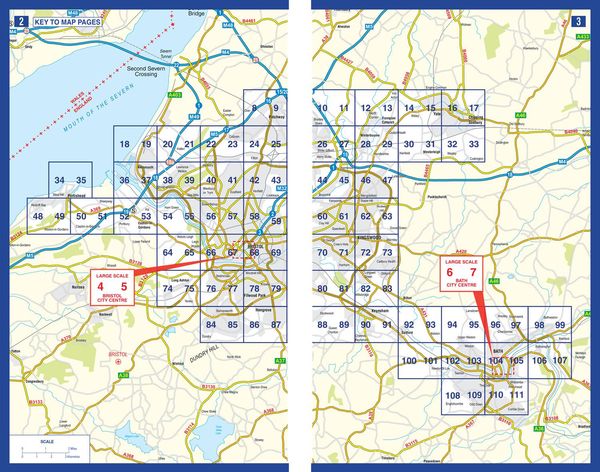 Produktbild: Bristol and Bath A-Z Street Atlas