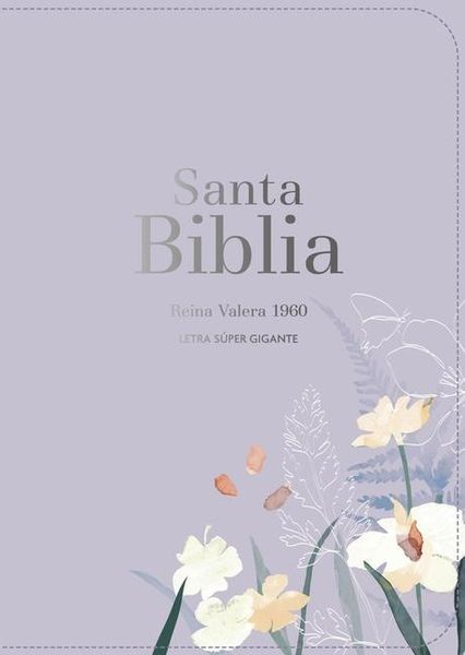 Produktbild: Biblia Rvr 1960 Letra S&uacute;per Gigante S&iacute;mil Piel Lavanda (Bible Rvr 1960 Super Giant Print Leatherlike Lavendar (Spanish Edition)