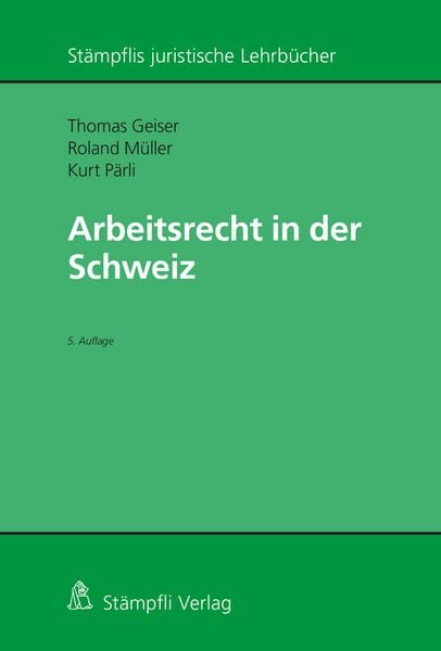 Produktbild: Arbeitsrecht in der Schweiz
