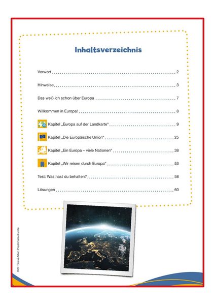 Produktbild: Projektmappe Europa