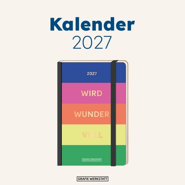 Produktbild: Terminplaner Letterart 2027 wird wundervoll