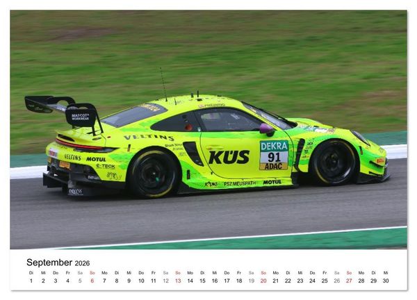 Produktbild: Motorsport aus Zuffenhausen (Wandkalender 2026 DIN A4 quer), CALVENDO Monatskalender