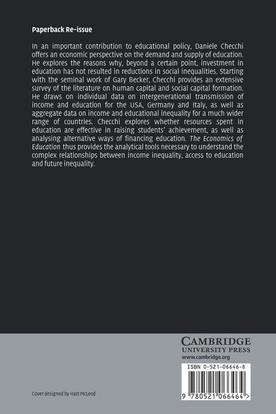 Produktbild: The Economics of Education