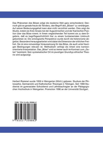 Produktbild: Zum Begriff des B&ouml;sen bei Augustinus und Kant