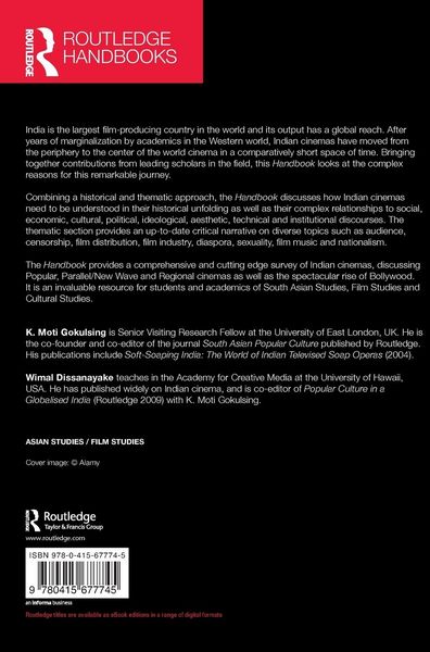 Produktbild: Routledge Handbook of Indian Cinemas