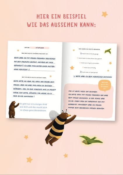 Produktbild: Wunder entstehen in dir! Das Gef&uuml;hlstagebuch f&uuml;r Kinder um Achtsamkeit, Selbstvertrauen und Dankbarkeit zu st&auml;rken.