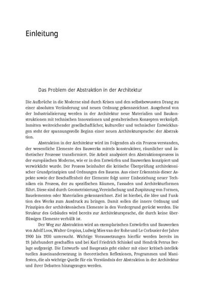 Produktbild: Aufbr&uuml;che zur Abstraktion in der europ&auml;ischen Architektur der Moderne