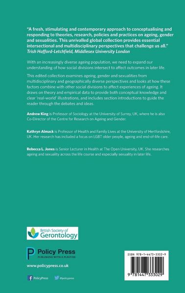 Produktbild: Intersections of Ageing, Gender and Sexualities