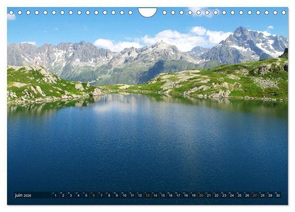 Produktbild: Le paradis des lacs de montagne (Calendrier mural 2026 DIN A4 vertical), CALVENDO calendrier mensuel