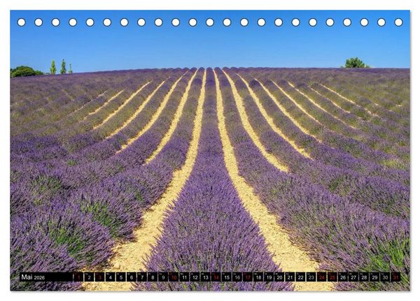 Produktbild: Verzaubernde Provence (Tischkalender 2026 DIN A5 quer), CALVENDO Monatskalender