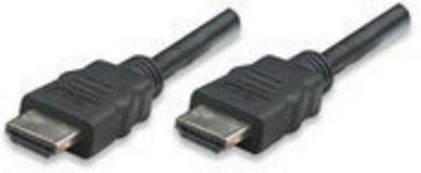 Produktbild: Manhattan HDMI Anschlusskabel HDMI-A Stecker, HDMI-A Stecker 2.00 m Schwarz 323215-CG 4K UHD, Audio Return Channel HDMI-Kabel