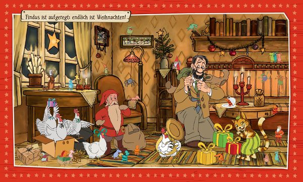 Wimmeliges Weihnachtsfest mit Pettersson und Findus