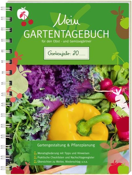 Produktbild: Mein Gartentagebuch f&uuml;r den Obst- und Gem&uuml;seg&auml;rtner