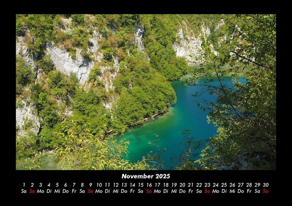 Produktbild: Die Seen der Erde 2025 Fotokalender DIN A3