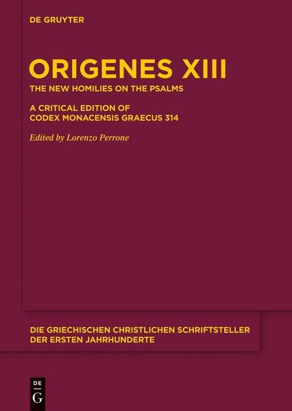 Produktbild: Die neuen Psalmenhomilien