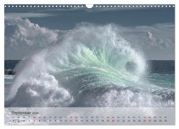 Produktbild: Rhapsodie in Blau (Wandkalender 2026 DIN A3 quer), CALVENDO Monatskalender