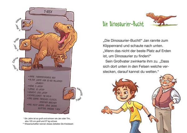 Produktbild: Das geheime Dinoversum Xtra (Band 1) - Auf der F&auml;hrte des T-Rex