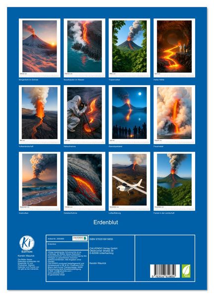 Produktbild: Erdenblut (Wandkalender 2026 DIN A3 hoch), CALVENDO Monatskalender