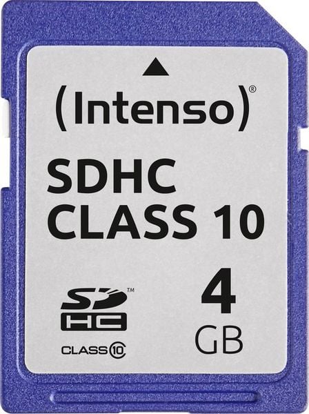 Produktbild: Intenso 3411450 SDHC-Karte 4 GB Class 10