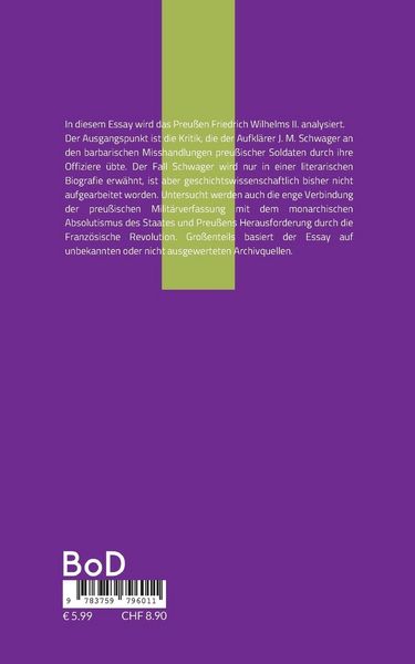Produktbild: R&auml;sonieren verboten! Das Sklavenjoch in der preu&szlig;ischen Armee und die Niederlage von 1806