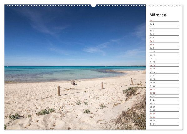 Produktbild: Mallorca - Str&auml;nde im S&uuml;dosten (Wandkalender 2026 DIN A2 quer), CALVENDO Monatskalender
