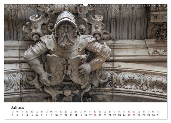 Produktbild: Dresden, Pure Eleganz an der Elbe (hochwertiger Premium Wandkalender 2026 DIN A2 quer), Kunstdruck in Hochglanz