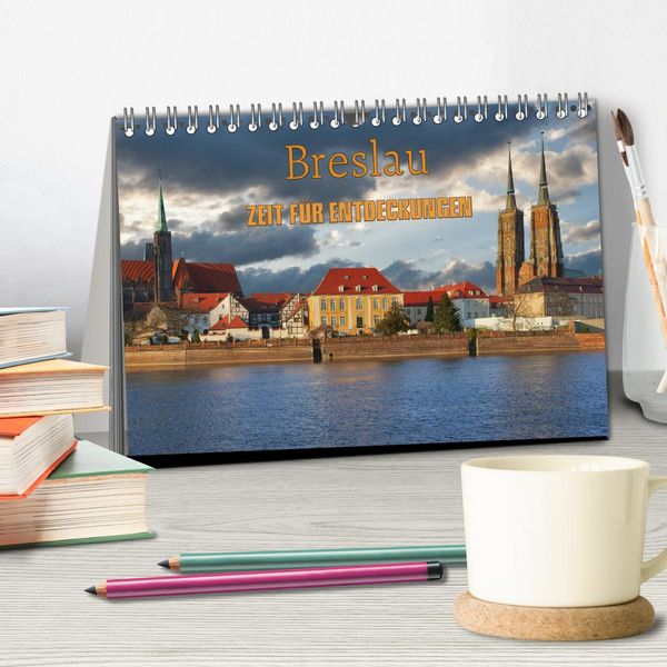 Produktbild: Breslau &ndash; Zeit f&uuml;r Entdeckungen (Tischkalender 2026 DIN A5 quer), CALVENDO Monatskalender