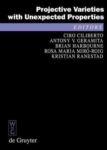 Produktbild: Projective Varieties with Unexpected Properties