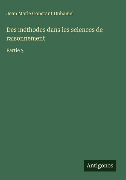 Produktbild: Des m&eacute;thodes dans les sciences de raisonnement