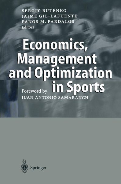 Produktbild: Economics, Management and Optimization in Sports
