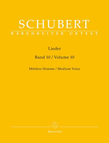 Lieder, Band 10 für mittlere Stimme