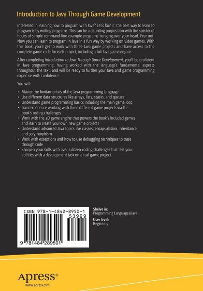 Produktbild: Introduction to Java Through Game Development