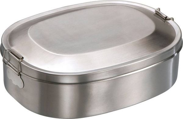 Produktbild: MATO interpr&auml;sent Break Brotzeitdose 0.75l Edelstahl Silber 4175