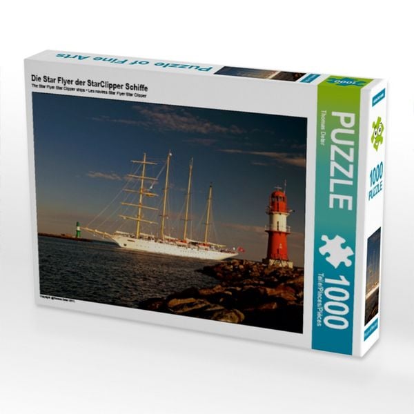 Produktbild: CALVENDO Puzzle Die Star Flyer der StarClipper Schiffe | 1000 Teile Lege-Gr&ouml;&szlig;e 64x48cm Foto-Puzzle f&uuml;r gl&uuml;ckliche Stunden