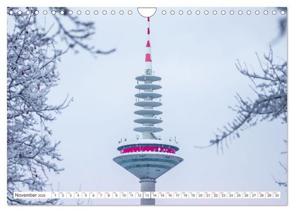 Produktbild: Frankfurt most beautiful places (Wall Calendar 2026 DIN A4 landscape), CALVENDO 12 Month Wall Calendar
