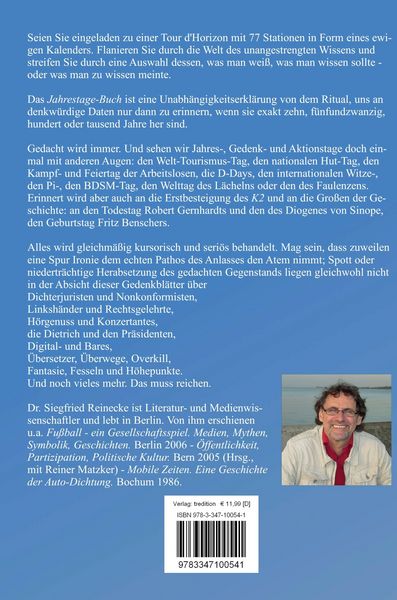 Produktbild: Jahrestage-Buch