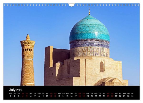 Produktbild: Uzbekistan Land of 1001 nights (Wall Calendar 2026 DIN A3 landscape), CALVENDO 12 Month Wall Calendar