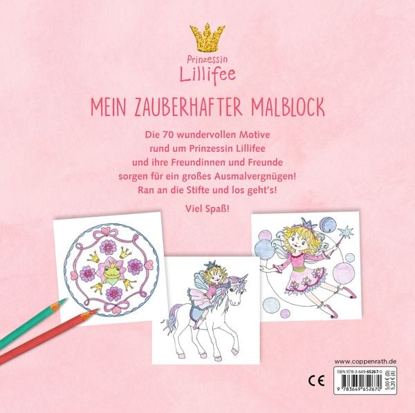 Produktbild: Mein zauberhafter Malblock (Prinzessin Lillifee)