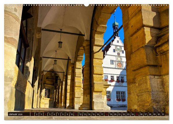 Produktbild: Rothenburg o. d. Tauber - Perle des Taubertales (Wandkalender 2026 DIN A2 quer), CALVENDO Monatskalender