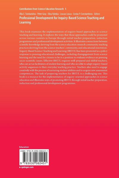 Produktbild: Professional Development for Inquiry-Based Science Teaching and Learning