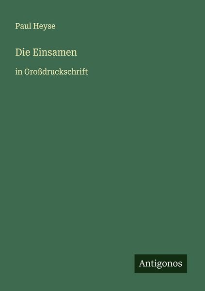 Produktbild: Die Einsamen
