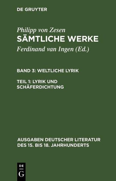 Produktbild: Lyrik und Sch&auml;ferdichtung