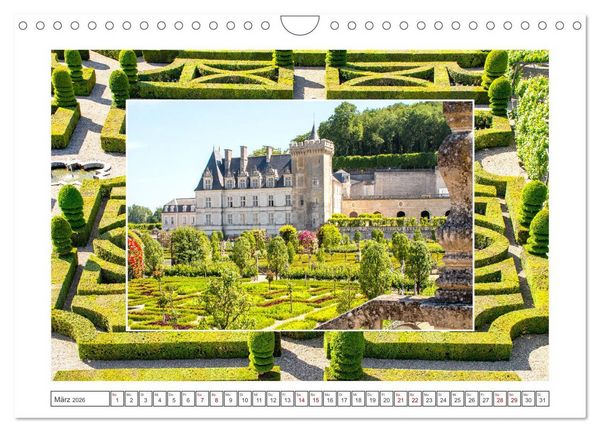 Produktbild: Schl&ouml;sser der Loire - Romantik Pur (Wandkalender 2026 DIN A4 quer), CALVENDO Monatskalender