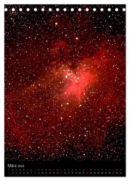 Produktbild: Sch&ouml;nheit des Universums (Tischkalender 2026 DIN A5 hoch), CALVENDO Monatskalender