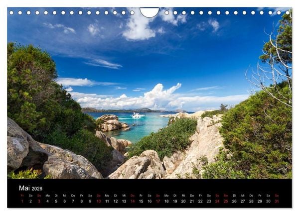 Produktbild: Sardinien (Wandkalender 2026 DIN A4 quer), CALVENDO Monatskalender