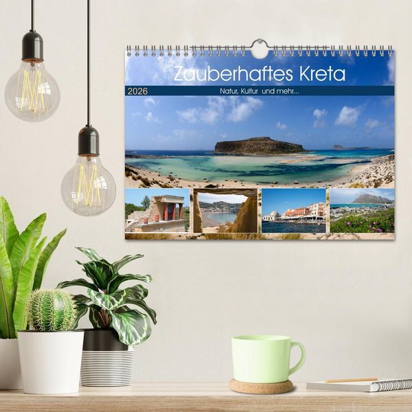 Produktbild: Zauberhaftes Kreta (Wandkalender 2026 DIN A4 quer), CALVENDO Monatskalender