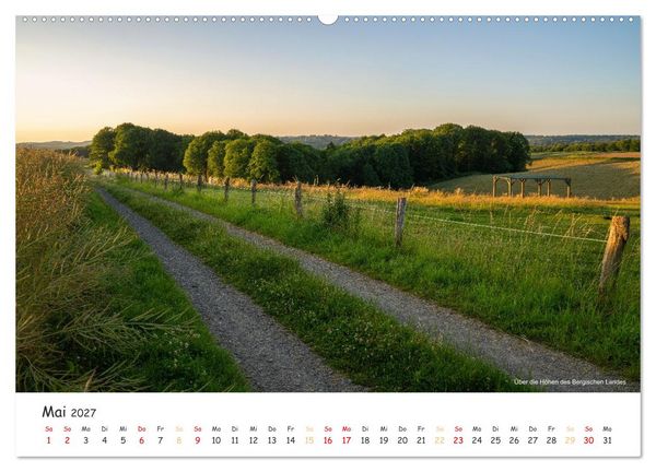Produktbild: Heimat Entdecken: Bergisches Land (hochwertiger Premium Wandkalender 2027 DIN A2 quer), Kunstdruck in Hochglanz