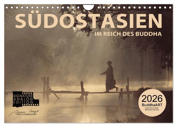 Produktbild: S&Uuml;DOSTASIEN Im Reich des Buddha (Wandkalender 2026 DIN A4 quer), CALVENDO Monatskalender